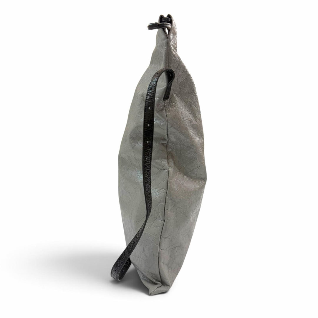 Great BALENCIAGA Shopper Dust Bag, Large logo gray Arena lambskin mens 811608