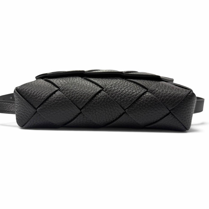 Pristine BOTTEGAVENETA INTRECCIATO Diago Belt Bag Calfskin Leather 805773
