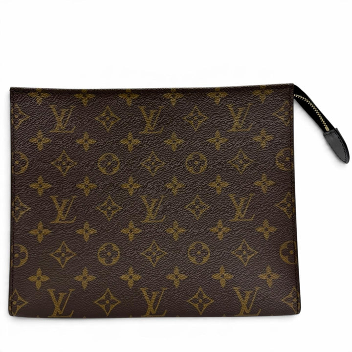 Great LOUIS VUITTON Clutch bag Posh Toilette NM Brown Monogram leather M46037