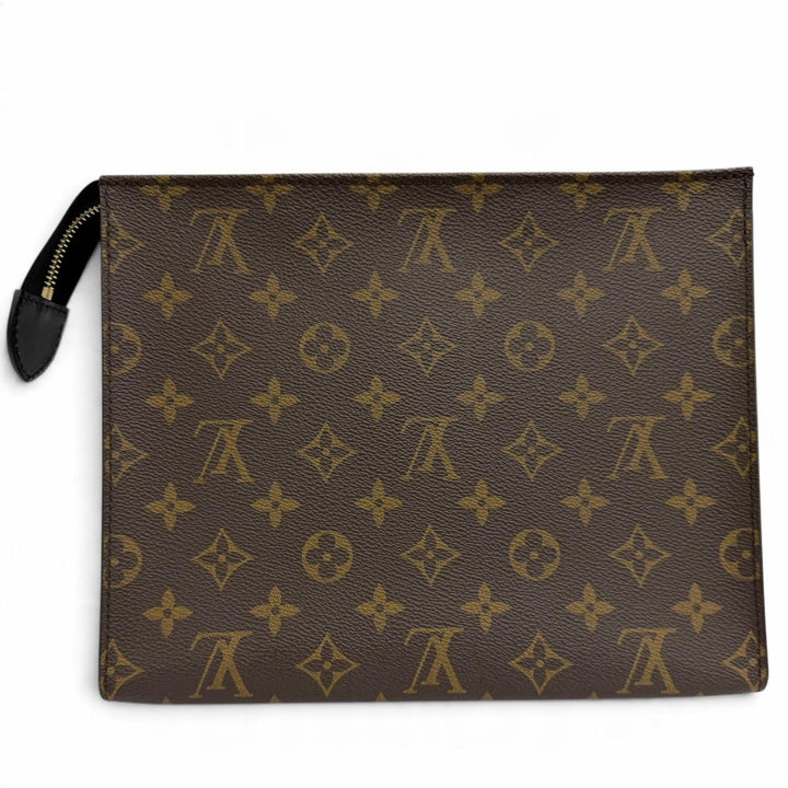Great LOUIS VUITTON Clutch bag Posh Toilette NM Brown Monogram leather M46037