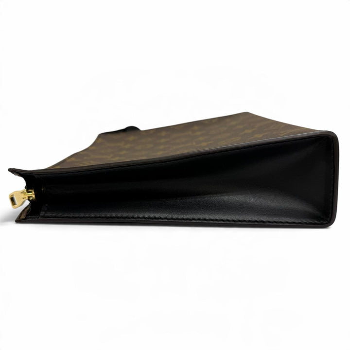 Great LOUIS VUITTON Clutch bag Posh Toilette NM Brown Monogram leather M46037