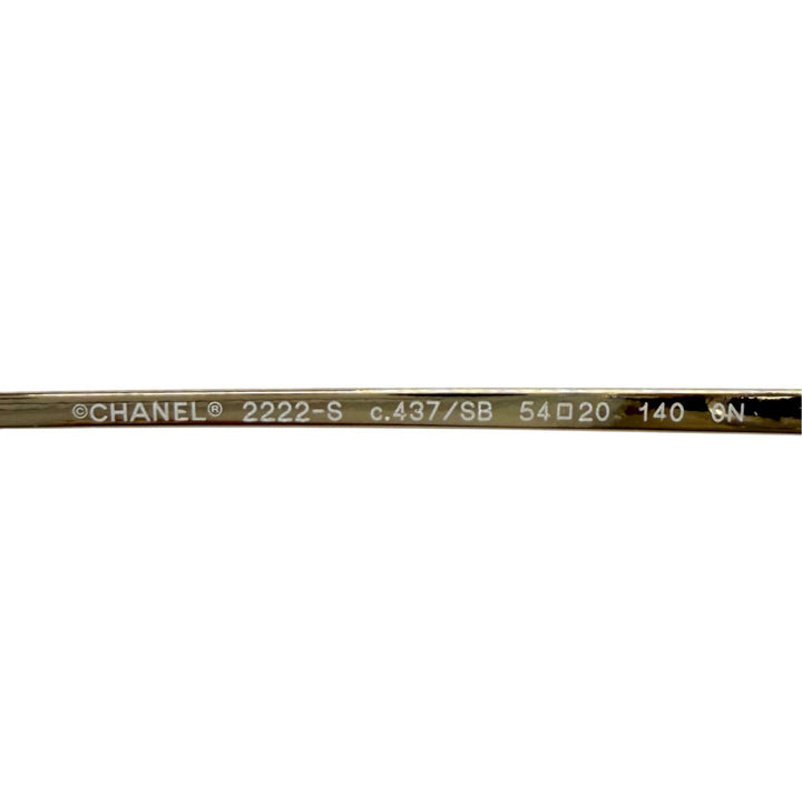 Great CHANEL Glasses Butterfly Shape Optical With logo gold Women 2222-S