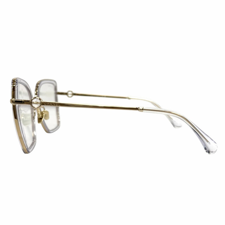 Great CHANEL Glasses Butterfly Shape Optical With logo gold Women 2222-S