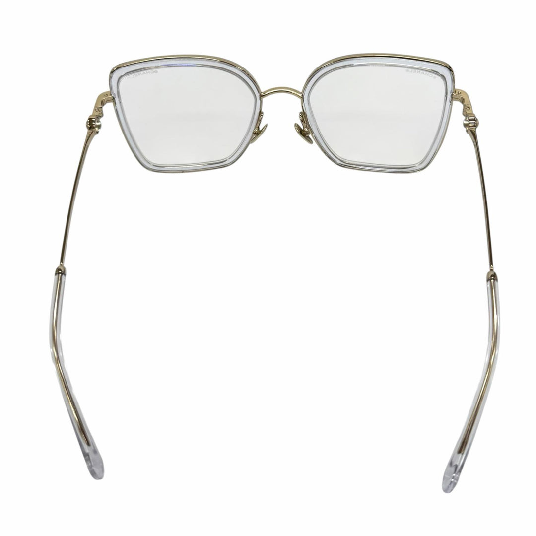Great CHANEL Glasses Butterfly Shape Optical With logo gold Women 2222-S