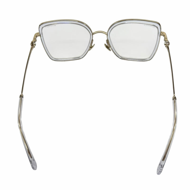 Great CHANEL Glasses Butterfly Shape Optical With logo gold Women 2222-S