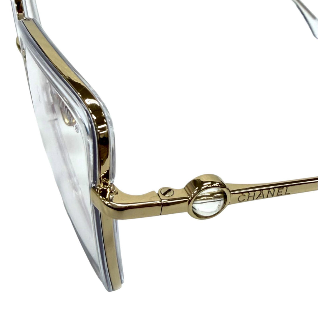 Great CHANEL Glasses Butterfly Shape Optical With logo gold Women 2222-S