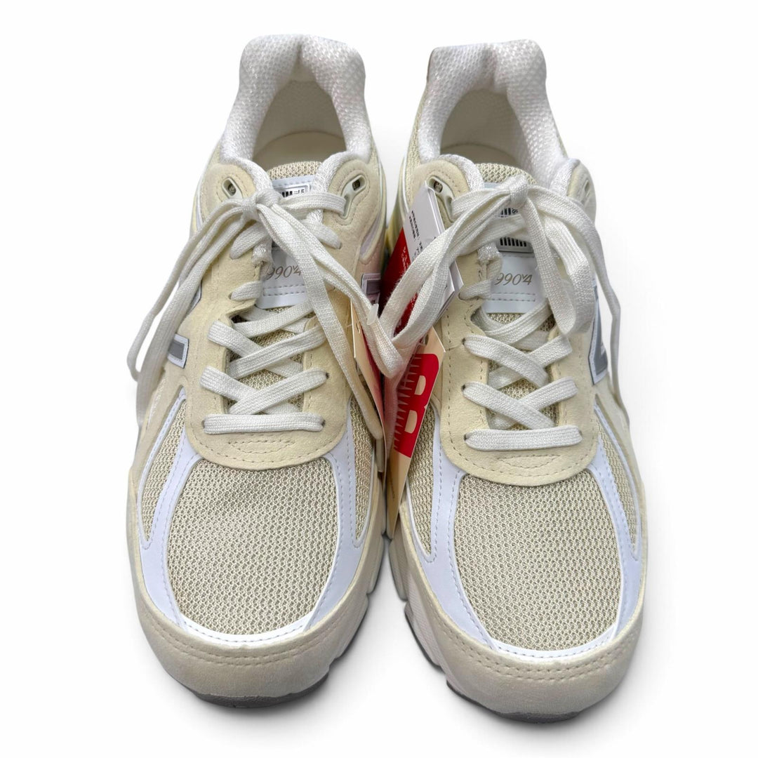 Pristine NEW BALANCE sneakers Lace up beige Suede leather mens 27 U990TE4