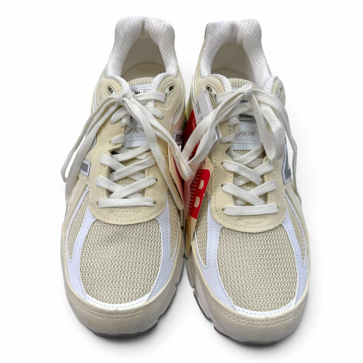 Pristine NEW BALANCE sneakers Lace up beige Suede leather mens 27 U990TE4