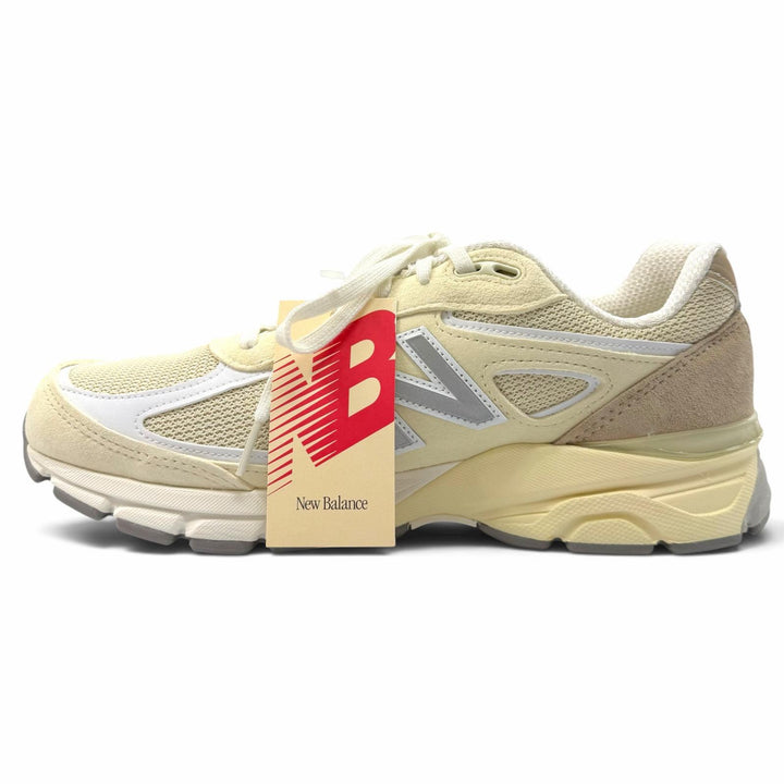 Pristine NEW BALANCE sneakers Lace up beige Suede leather mens 27 U990TE4