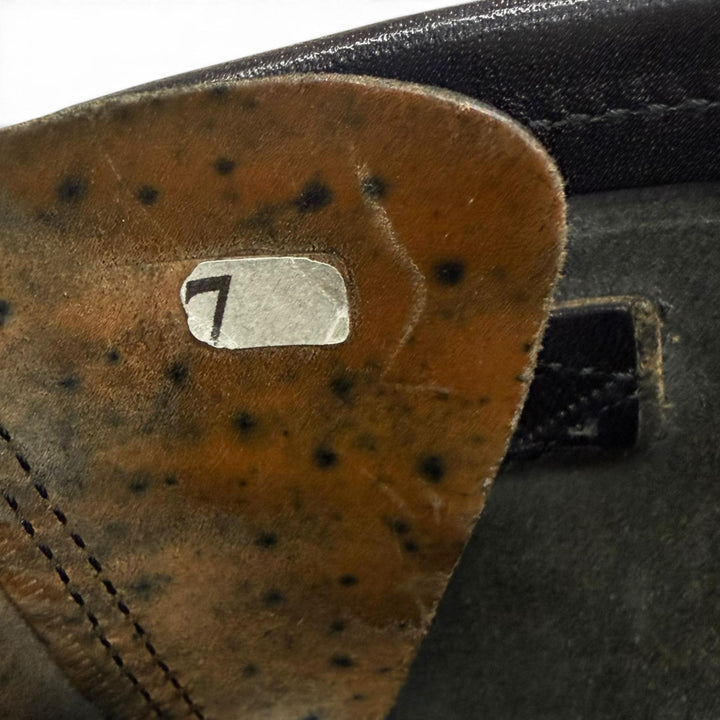 Very Good MAKERS boots HORSE ENGINEER black leather mens 7