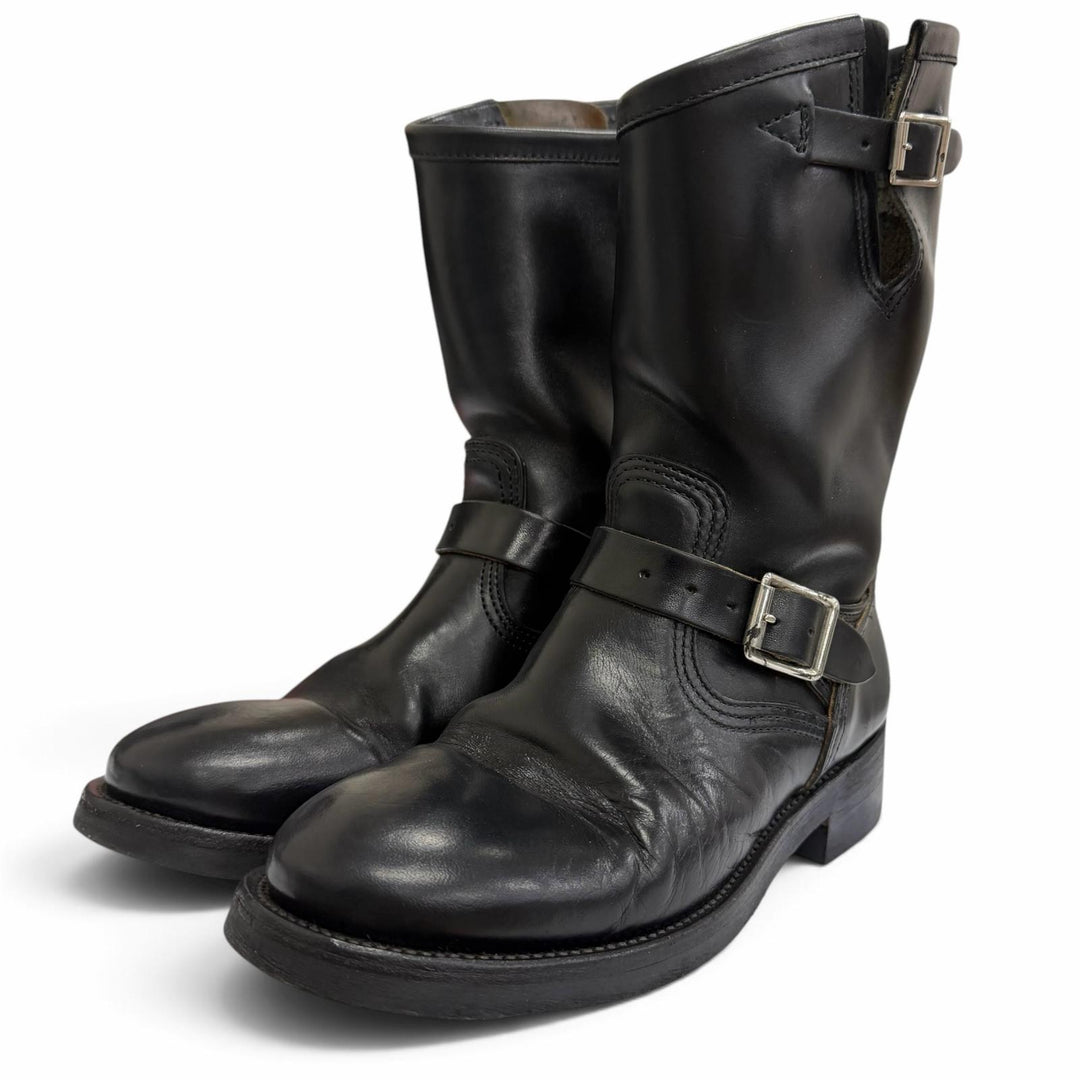 Very Good MAKERS boots HORSE ENGINEER black leather mens 7