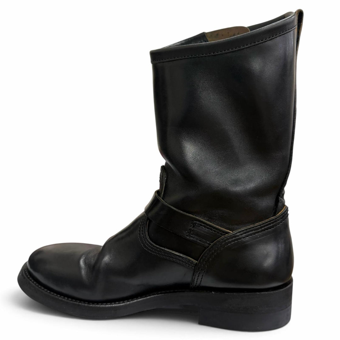 Very Good MAKERS boots HORSE ENGINEER black leather mens 7