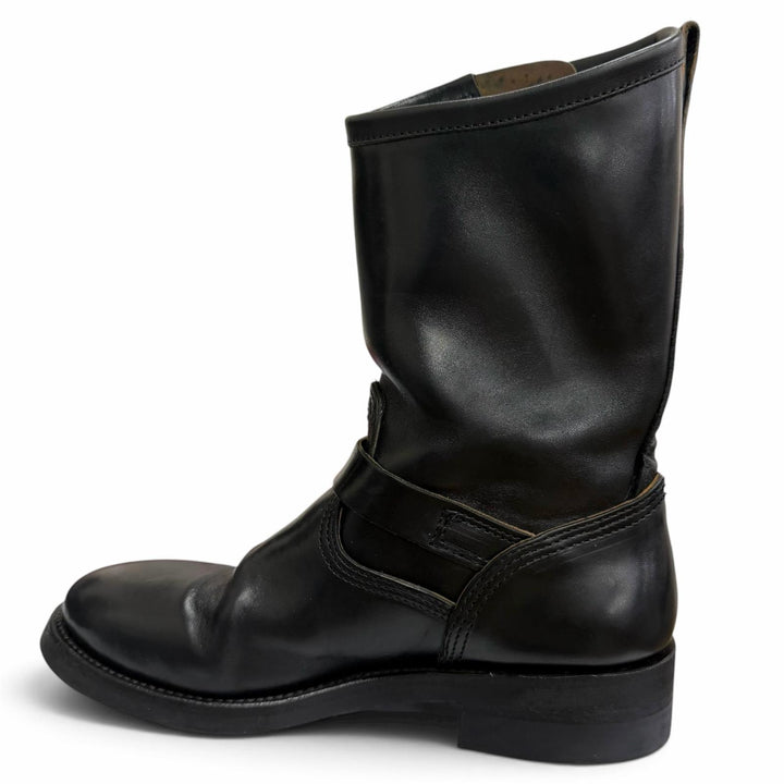 Very Good MAKERS boots HORSE ENGINEER black leather mens 7