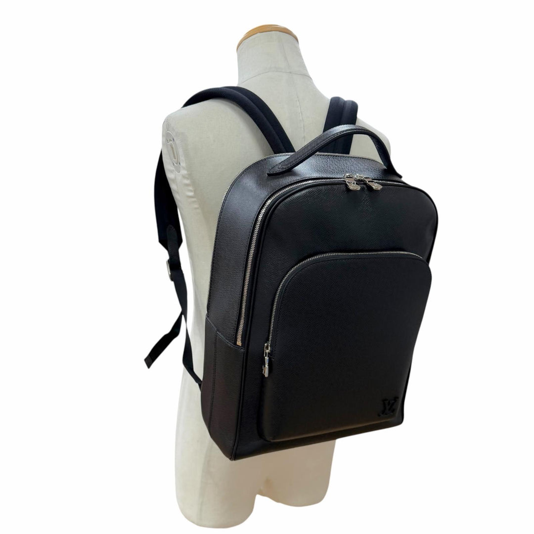 Excellent LOUIS VUITTON Backpack Daypack Taiga Avenue Backpack leather M30977