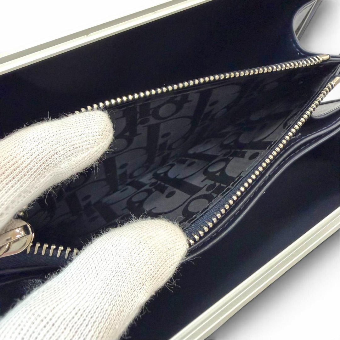 Great DIOR×RIMOWA Shoulder Bag personal logo blue aluminum mens 2DRCA295YWT