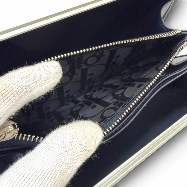 Great DIOR×RIMOWA Shoulder Bag personal logo blue aluminum mens 2DRCA295YWT