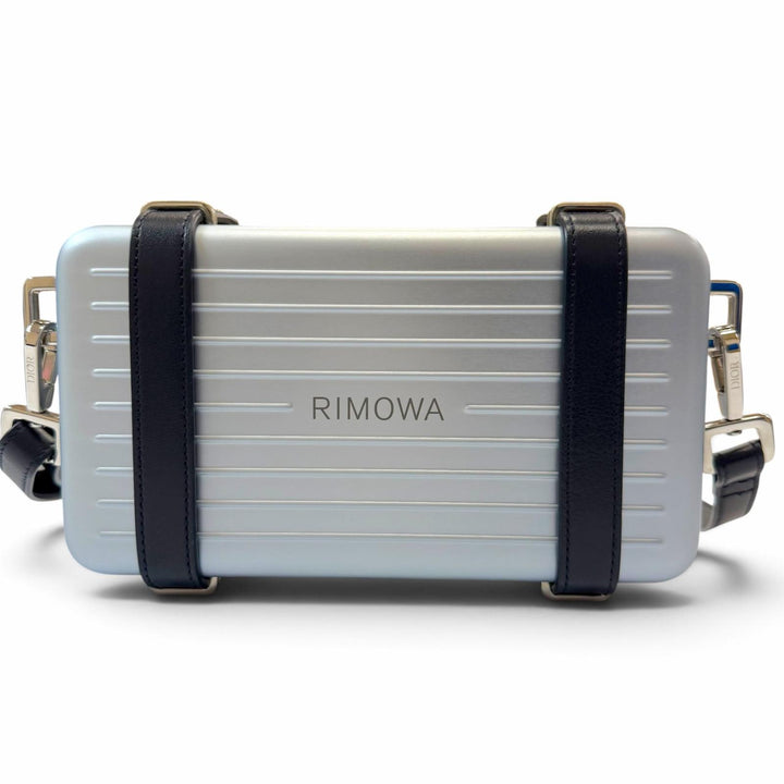 Great DIOR×RIMOWA Shoulder Bag personal logo blue aluminum mens 2DRCA295YWT