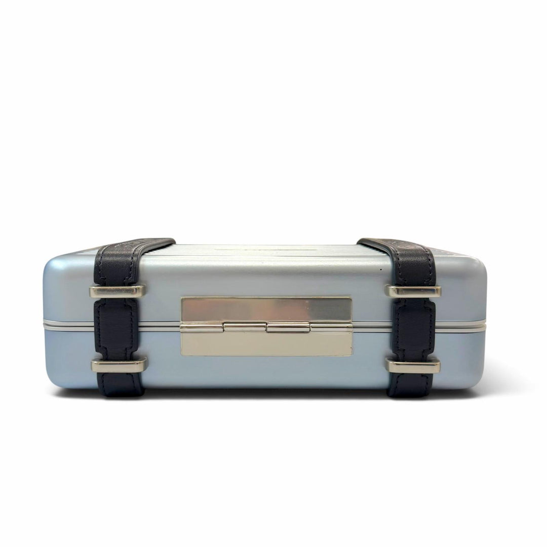 Great DIOR×RIMOWA Shoulder Bag personal logo blue aluminum mens 2DRCA295YWT