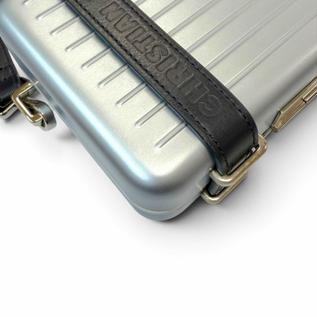 Great DIOR×RIMOWA Shoulder Bag personal logo blue aluminum mens 2DRCA295YWT