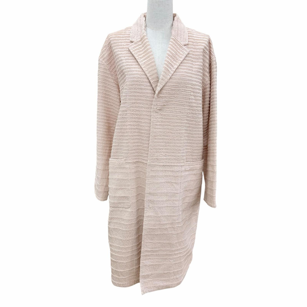 Pristine HaaT ISSEY MIYAKE coat pink cotton Women 2 HA32FD530