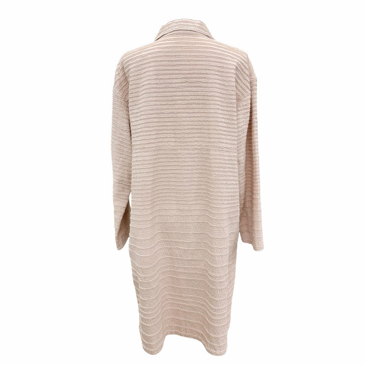 Pristine HaaT ISSEY MIYAKE coat pink cotton Women 2 HA32FD530