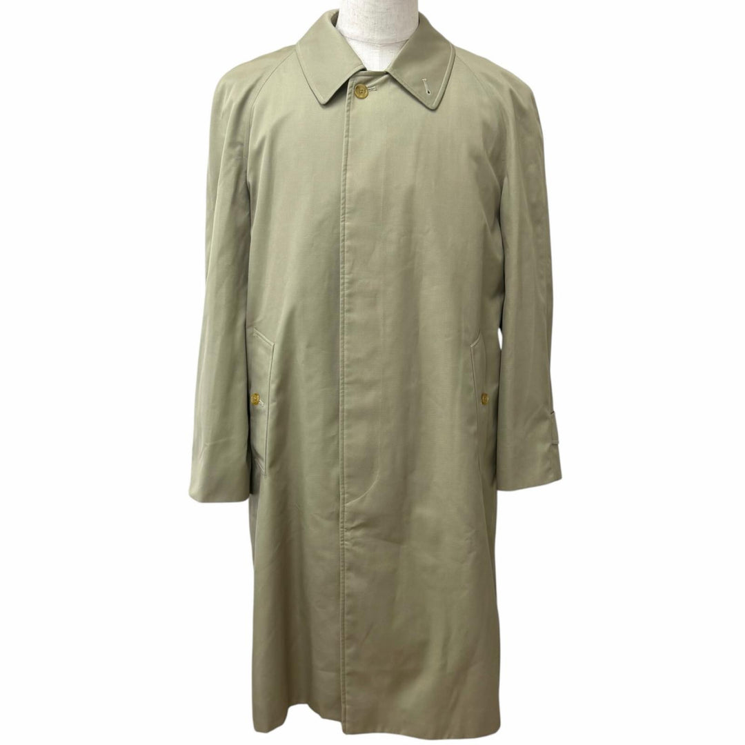 Great Burberrys coat Nova check pattern on the back with wool liner khaki