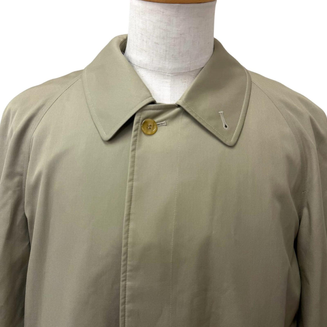 Great Burberrys coat Nova check pattern on the back with wool liner khaki