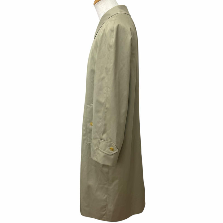 Great Burberrys coat Nova check pattern on the back with wool liner khaki