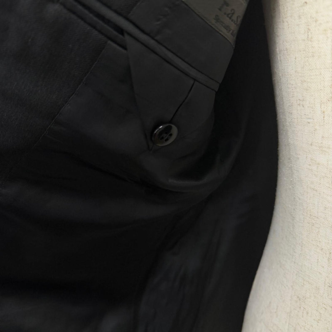 Pristine Durban suit single Charcoal gray wool mens