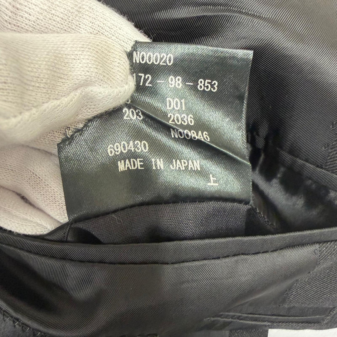 Pristine Durban suit single Charcoal gray wool mens