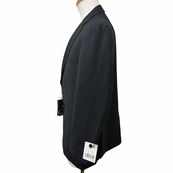 Pristine Durban suit single Charcoal gray wool mens
