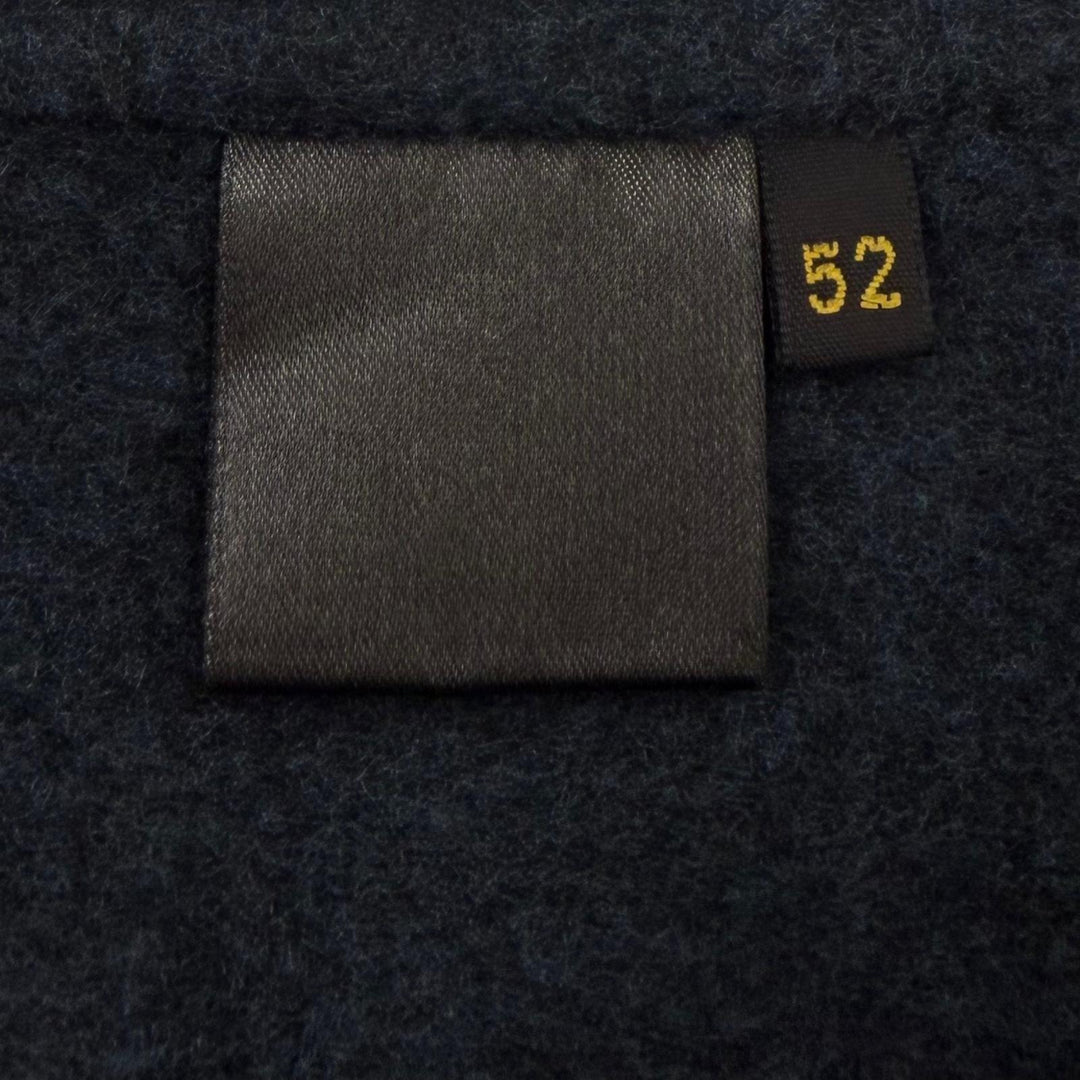 Great Loro Piana tailored jacket Tweed single jacket Navy system cashmere IT 52
