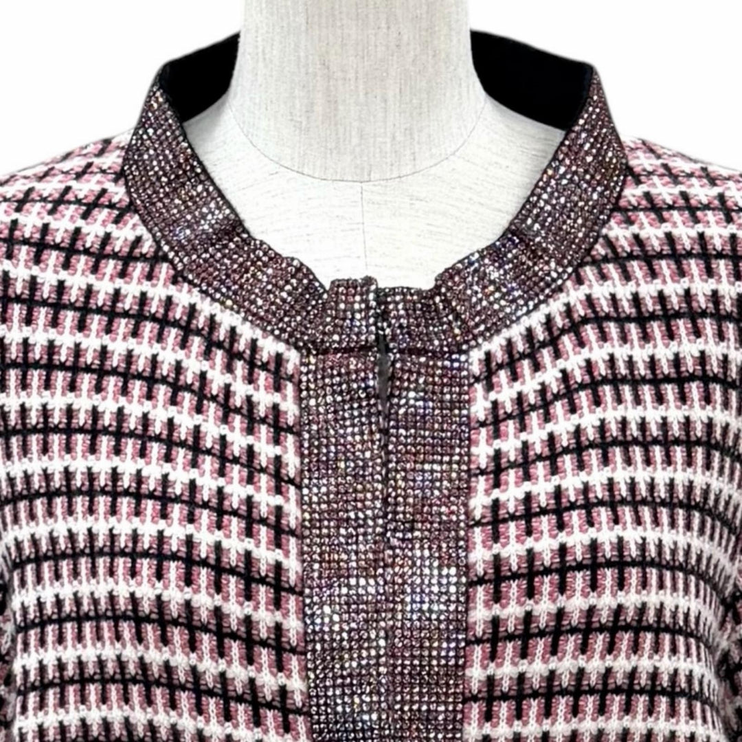 Excellent CHANEL Jacket pink cashmere Women EU 42 P41327
