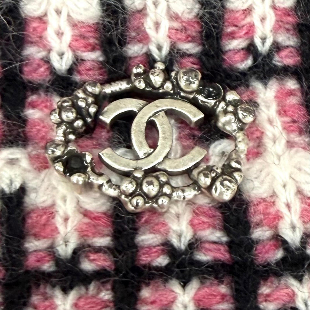 Excellent CHANEL Jacket pink cashmere Women EU 42 P41327