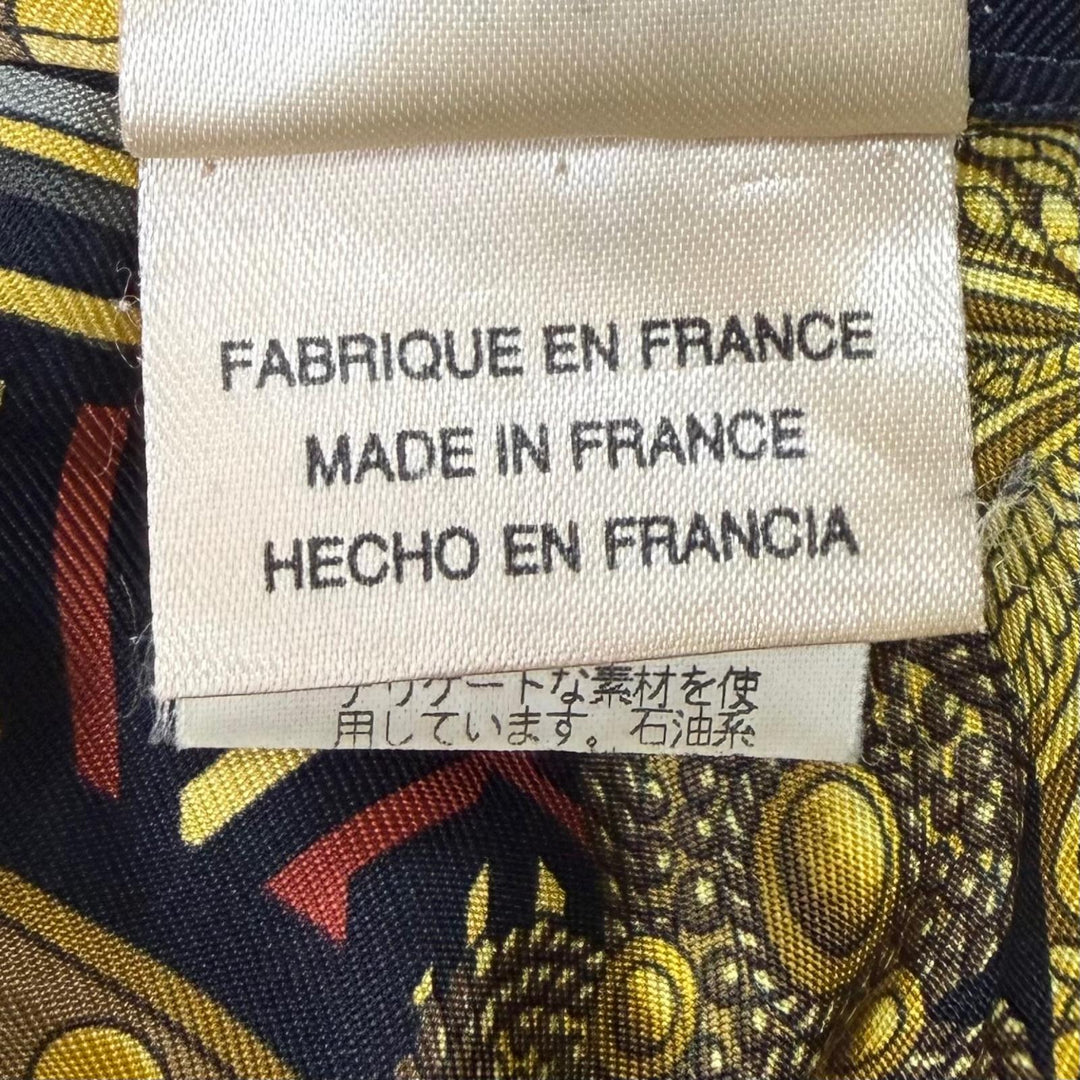 Great HERMES Long sleeve shirt All-over print, Serie button long sleeves silk 43