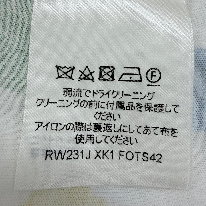 Excellent LOUIS VUITTON×Yayoi Kusama Short sleeve T-shirt white cotton Women XS