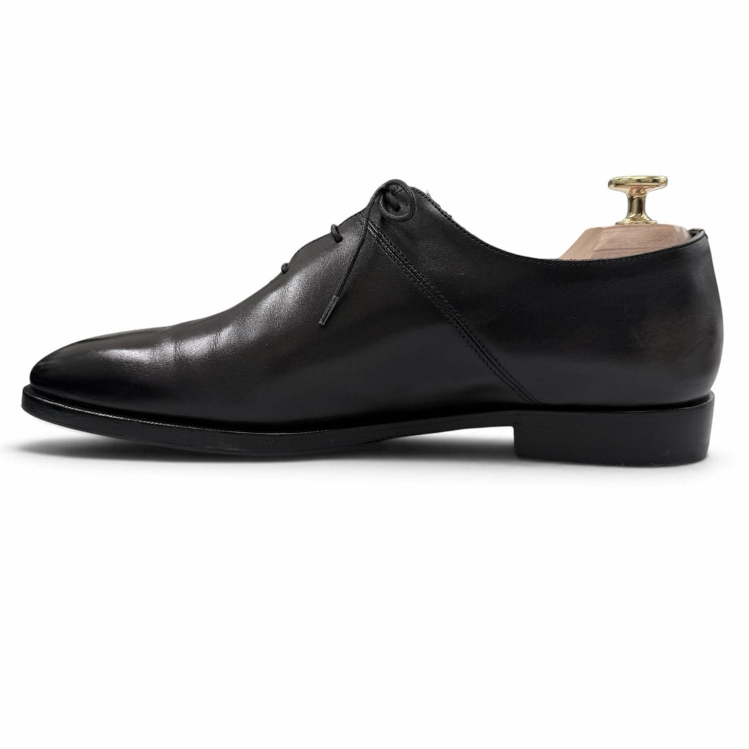 Great Berluti Leather shoes Scars Oxford black scritto leather mens 6.5