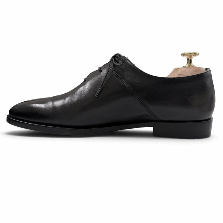 Great Berluti Leather shoes Scars Oxford black scritto leather mens 6.5