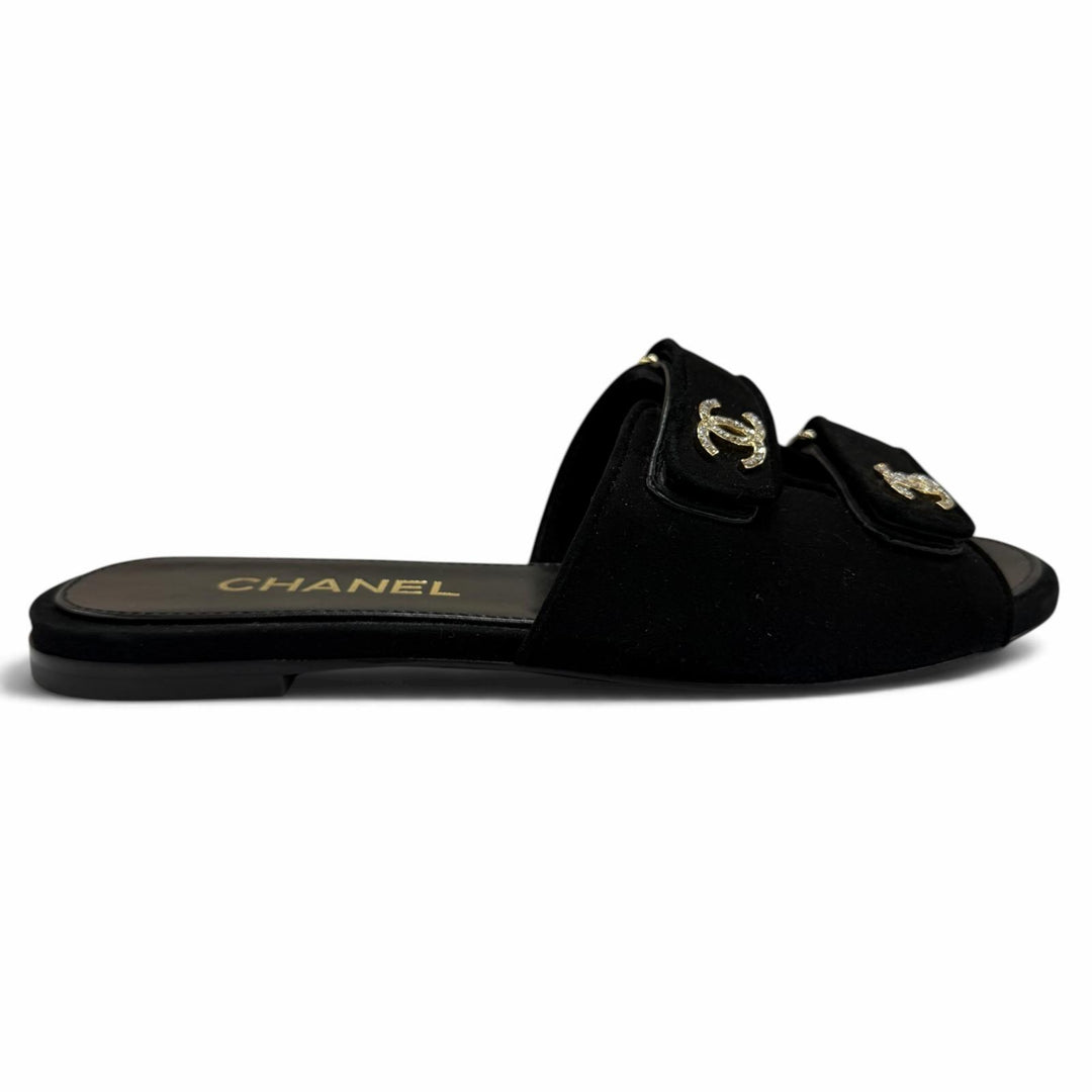 Great CHANEL Mule 2026 Métiers d'Art Collection COCO Mark Leather 37 G47043