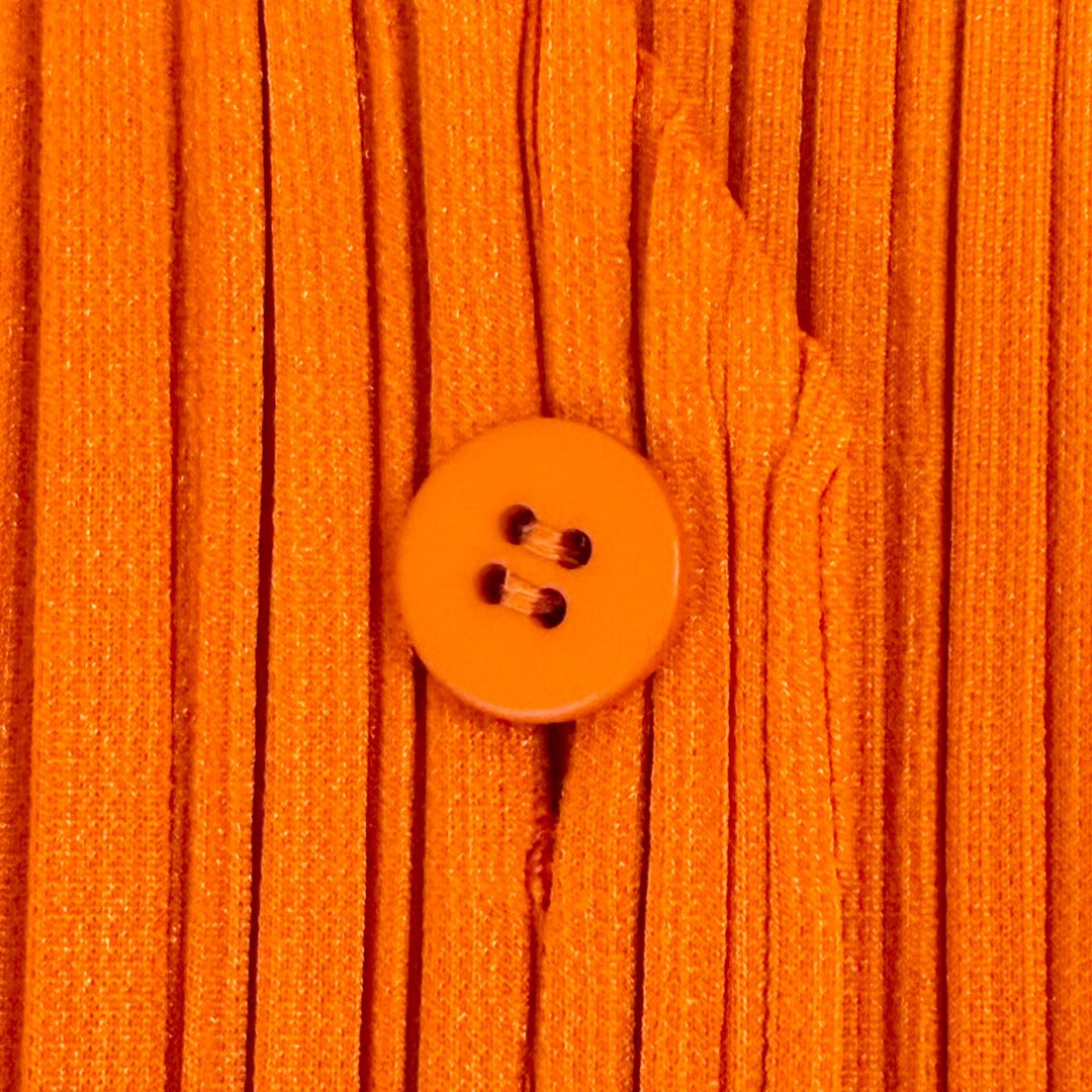 Excellent PLEATS PLEASE Best Long gilet Orange polyester Women 3