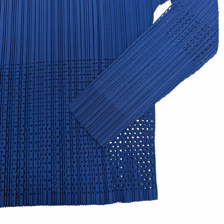 Excellent PLEATS PLEASE two-piece set Tops and skirts Navy PP31JK921 PP31JG922