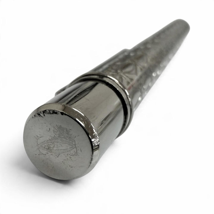 Great Cartier Ballpoint pen Must de Cartier 2C Decor Happy Birthday Silver