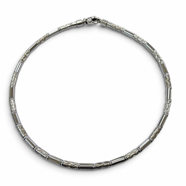 Great TIFFANY&Co. Necklace Aztec Zigzag Choker Silver 925 mens