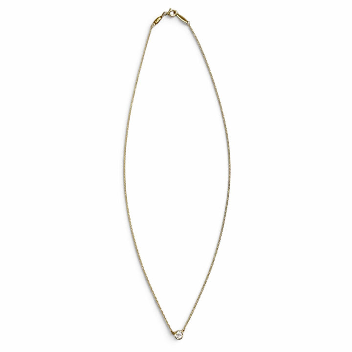 Excellent TIFFANY&Co. Necklace By the Yard Diamond 750(YG) K18 Yellow Gold AU750