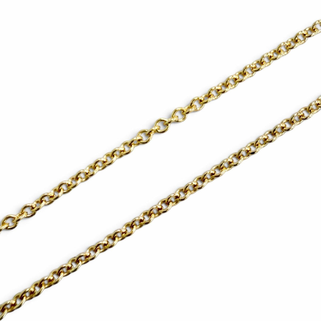 Excellent TIFFANY&Co. Necklace By the Yard Diamond 750(YG) K18 Yellow Gold AU750