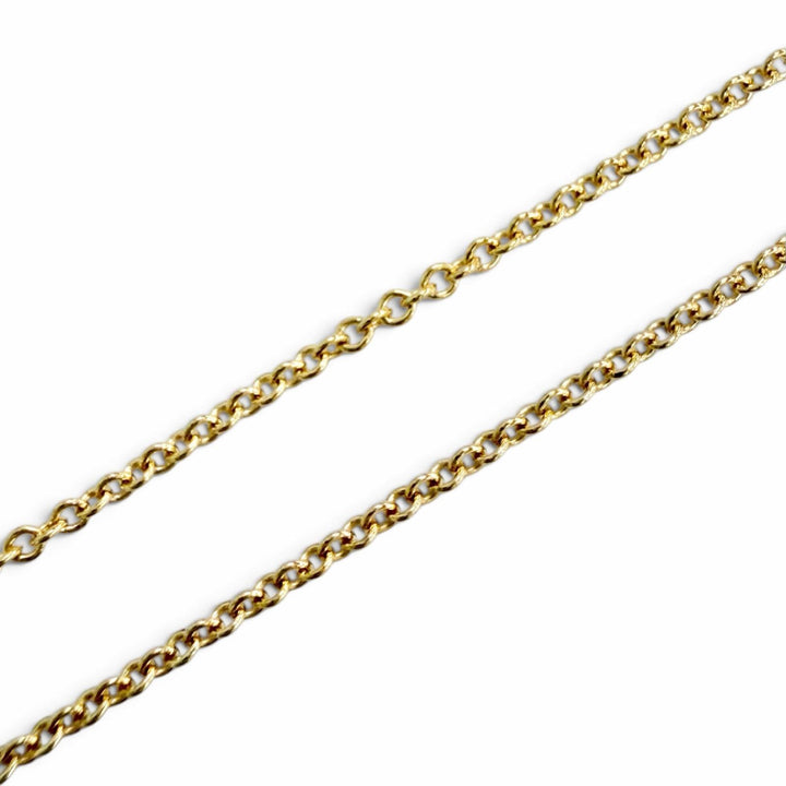 Excellent TIFFANY&Co. Necklace By the Yard Diamond 750(YG) K18 Yellow Gold AU750
