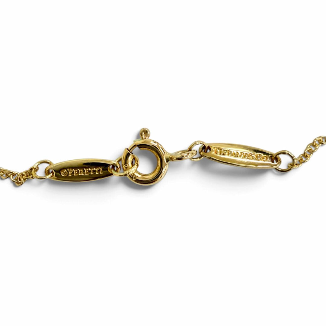 Excellent TIFFANY&Co. Necklace By the Yard Diamond 750(YG) K18 Yellow Gold AU750