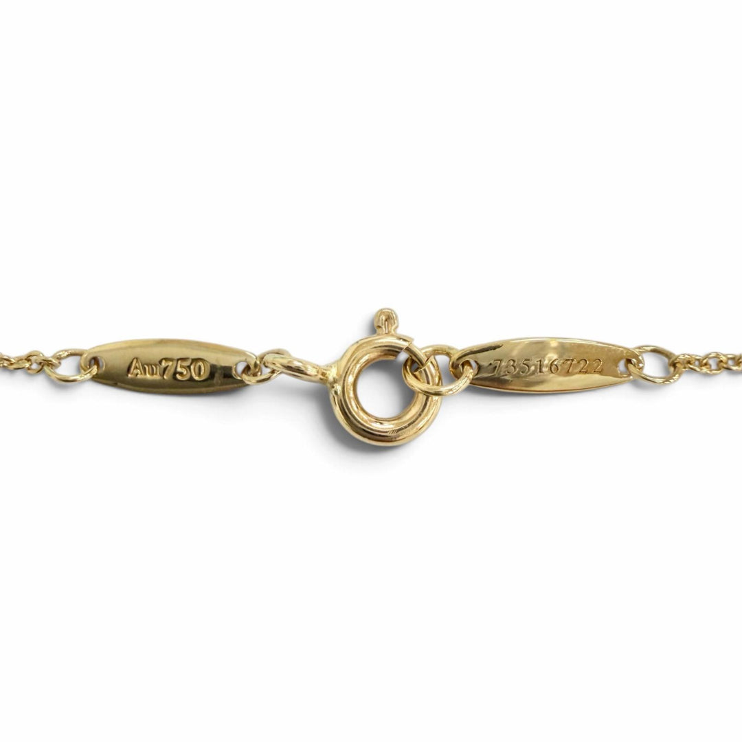 Excellent TIFFANY&Co. Necklace By the Yard Diamond 750(YG) K18 Yellow Gold AU750