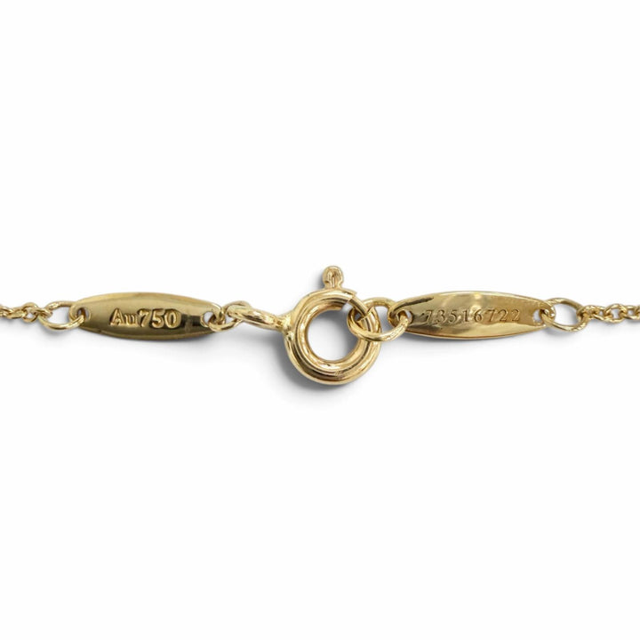 Excellent TIFFANY&Co. Necklace By the Yard Diamond 750(YG) K18 Yellow Gold AU750