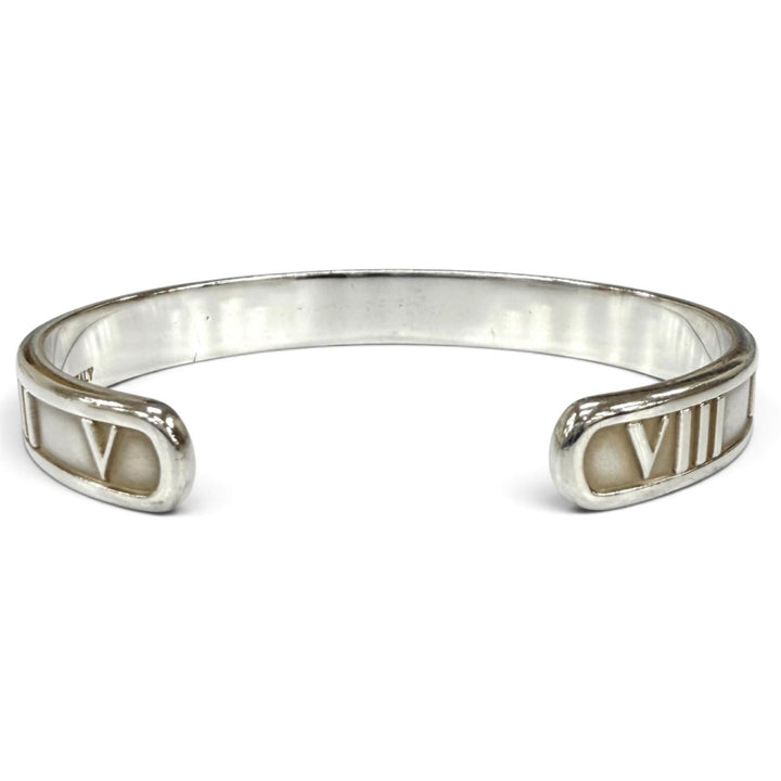 Very Good TIFFANY&Co. Bangle TIFFANY&Co. 1837 Atlas Narrow Cuff Silver 925 Women